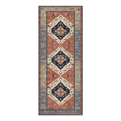 Navak Carpet Exclusive Picks Teppich aus Kaschmir im Perserstil, waschbar, faltbar, maschinenwaschbar, für Schlafzimmer, Nachttisch, Flur, Gang, Heimdekoration