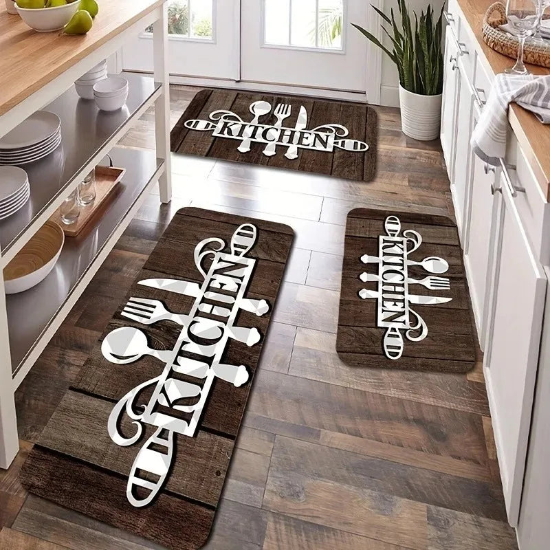 Navak Carpet 1PC Küchenteppich mit Charaktermuster, rutschfeste Fußmatten für Zuhause, Pop-Design, Badezimmerteppiche, Badematte, Teppich für Waschbecken, Wäschedekor
