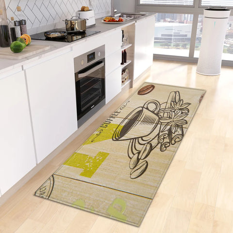 Navak Teppich Küche Bodenmatte Flur Eingang Fußmatte Home Wohnzimmer Kinder Schlafzimmer Dekoration Langer Teppich Badezimmertür Anti-Rutsch Fußteppich
