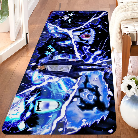 Navak Carpet Anime Solo L-Leveling Gaming-Fußmatte für den Eingangsbereich, waschbar, rutschfest, für Wohnzimmer, Sofa, Stühle, Bereichsmatte, Küche, Willkommens-Fußmatte