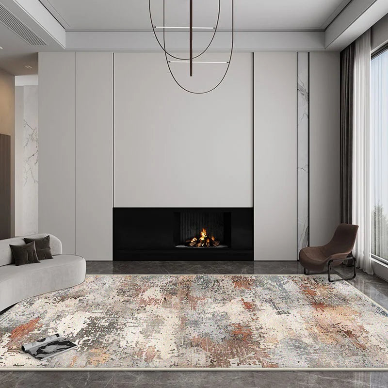 Navak Teppich, modern, abstrakt, für Wohnzimmer, nordische Dekoration, Zuhause, leicht zu reinigen, für Badezimmer, Eingangsbereich, waschbar, 200 x 250 cm, Teppich, Garderobe, große Matten