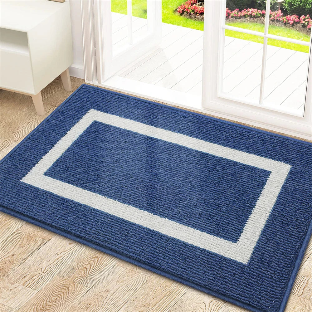 Navak Carpet Olanly Fußmatte, schmutzabweisend, für den Eingang, Fußmatte für den Außenbereich, weicher Küchenteppich, rutschfester Bodenteppich, saugfähig, Haus, Willkommens-Fußmatte