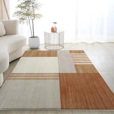 Navak Carpet Exklusive Auswahl Skandinavischer Stil Geometrischer Teppich Wohnzimmer Arbeitszimmer Tragbares Design Modernes Heimstudio Ins Style Space