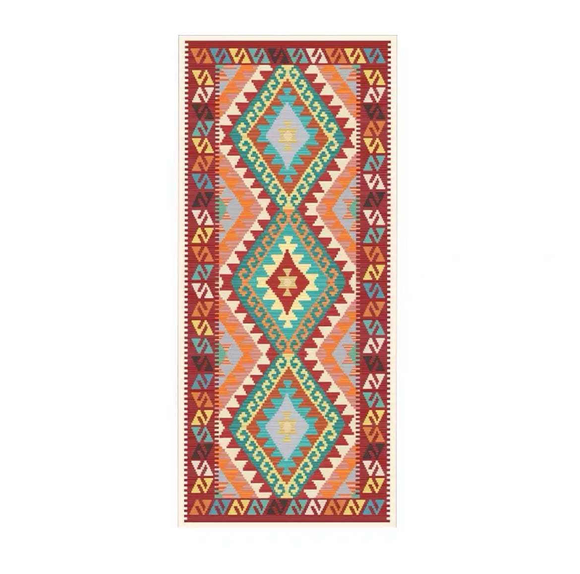 Navak Carpet Exclusive Picks Nordischer Bohemian-Teppich, hochwertige Nachttischdecke fürs Schlafzimmer, leichte, luxuriöse Anti-Rutsch-Matte fürs Wohnzimmer, Heimdekoration