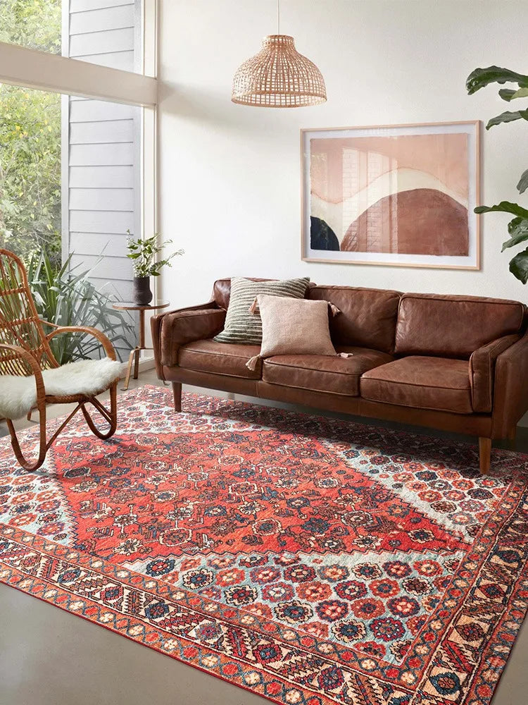 Navak Teppich im persischen Stil, Wohnzimmer, große Flächen, Teppiche, Retro, Schlafzimmer, Nachttisch, Dekoration, Teppich, weicher Garderobenteppich, bequeme Balkonteppiche
