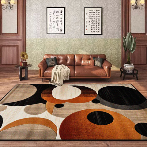 Navak Teppich, Dekoration im klassischen Stil, für Zuhause, Retro-Teppiche, Wohnzimmer, weiche, rutschfeste Matte für Kinder, maschinenwaschbar, große Zimmerteppiche, faltbar