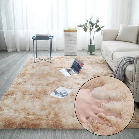 Navak Carpet Furry Room Decoration Super Soft Large Area Full Carpet Floor Mat Modern Winter Thick Tea Table Rugs for Bedroom Living Room Rug