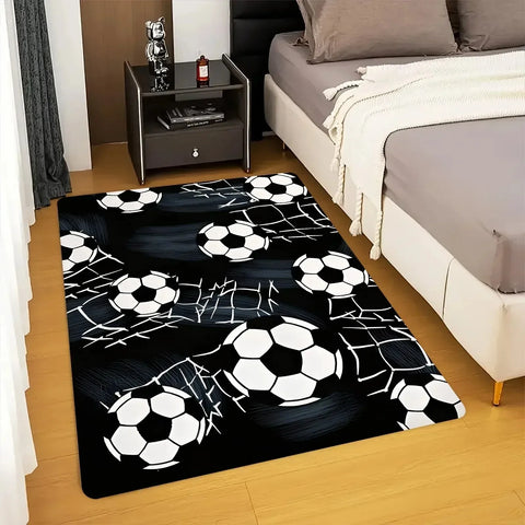Navak Carpet 1 Stück Küchenteppich mit Zitronenmuster, rutschfeste Fußmatten, Pop-Art-Design, Wohnzimmerteppich, Badematte, Teppich für Zuhause, Waschbecken, Wäschedekor
