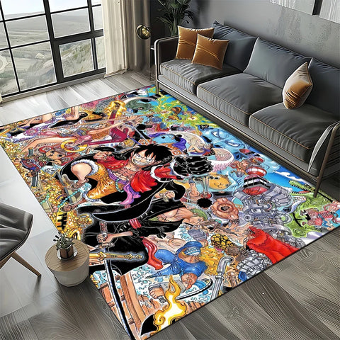 Navak Carpet 27 Style New One PIECE-E Anime Cartoon Rug Carpet for Living Room Bedroom Home Decor,Floor Mat Non-slip for Sofa Doormat Kids