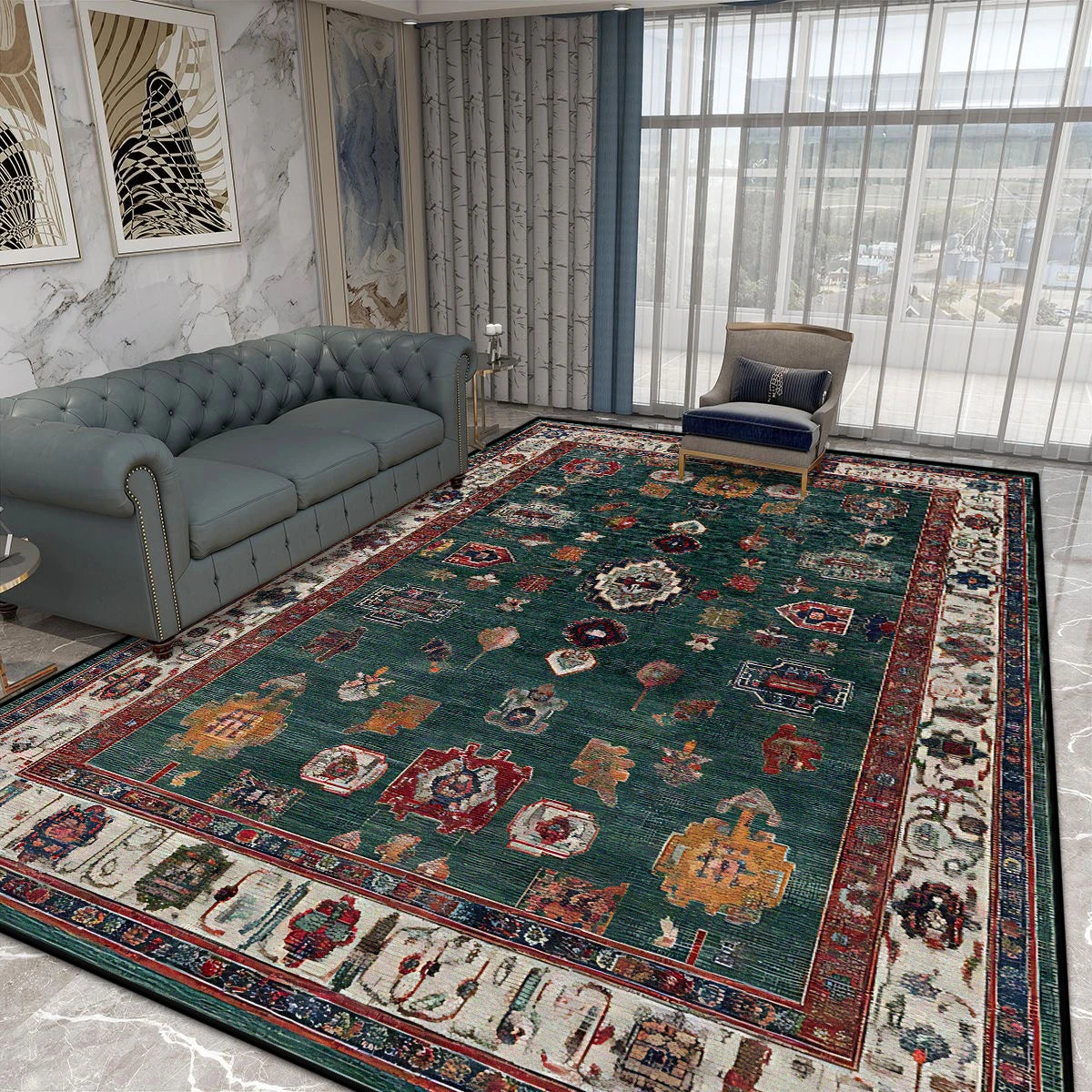 Navak Teppich, nordischer Stil, luxuriöser Wohnzimmerteppich, persische Heimdekoration, Schlafzimmer, Nachttisch, weiche Bodenmatte, Lounge, Couchtische, rutschfeste Teppiche