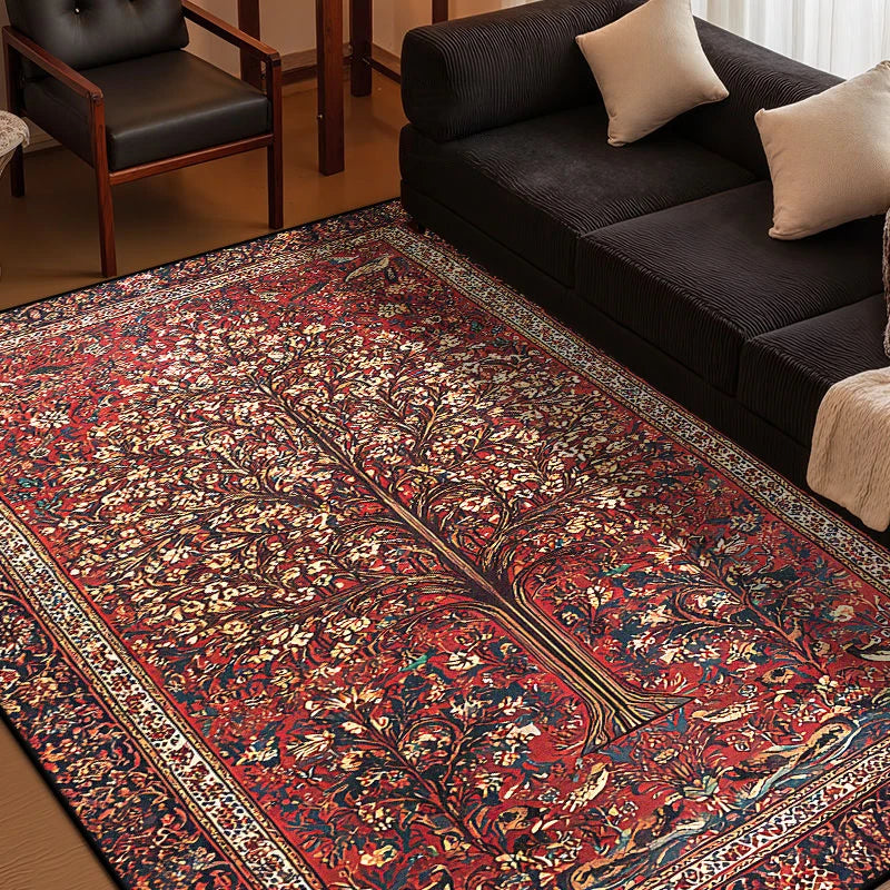 Navak-Teppich im persischen Stil, Retro-Dekoration, für Zuhause, Wohnzimmer, große Größe, rutschfeste Fußmatten für den Eingangsbereich, leicht zu reinigen, weicher Schlafzimmerteppich