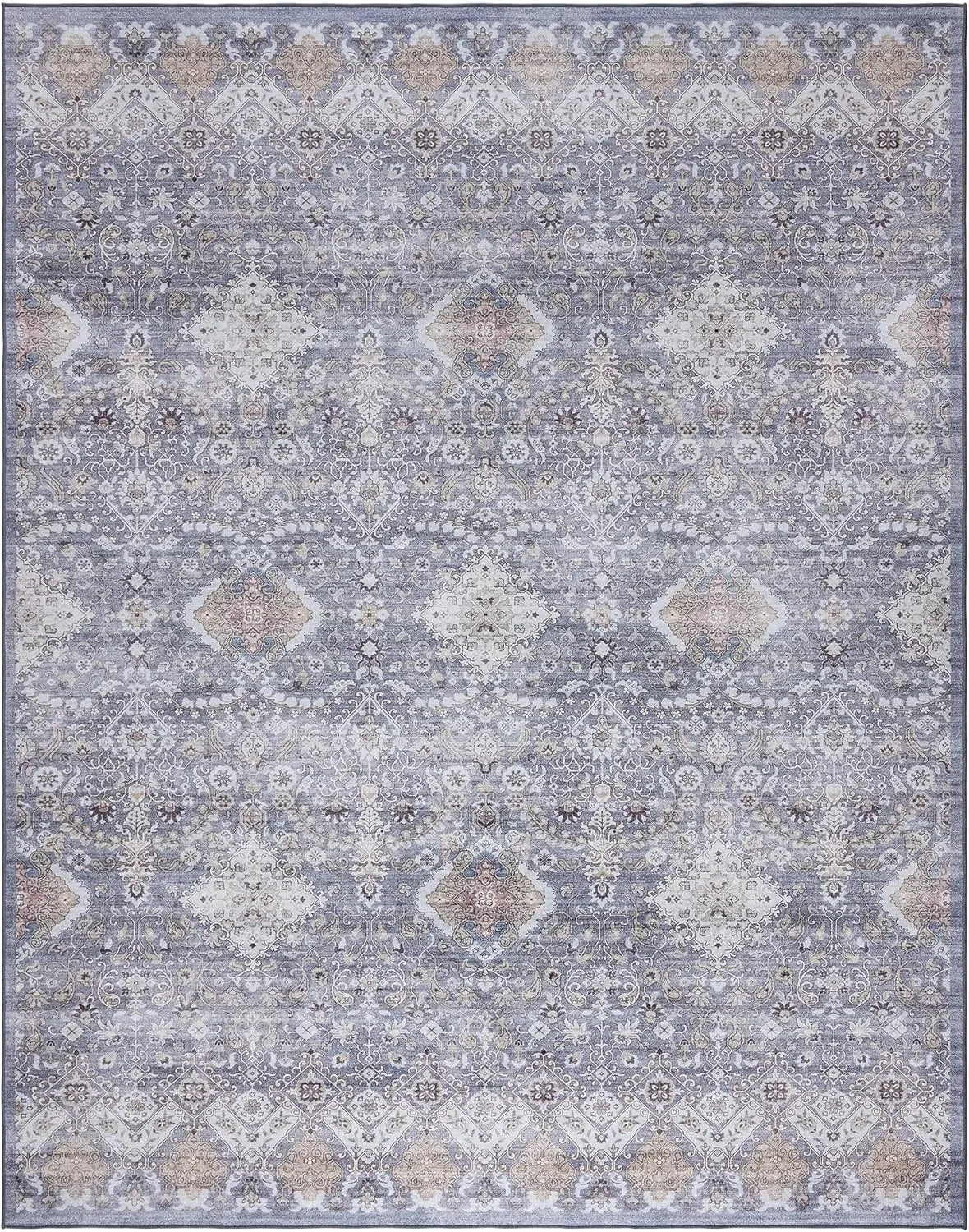 Navak Carpet Exclusive Picks Bohemian Style Loop-Pile Rug - Ultra-Thin, Stain-Resistant, Non-Slip Carpet for Living Room & Office, Soft Floor Mat