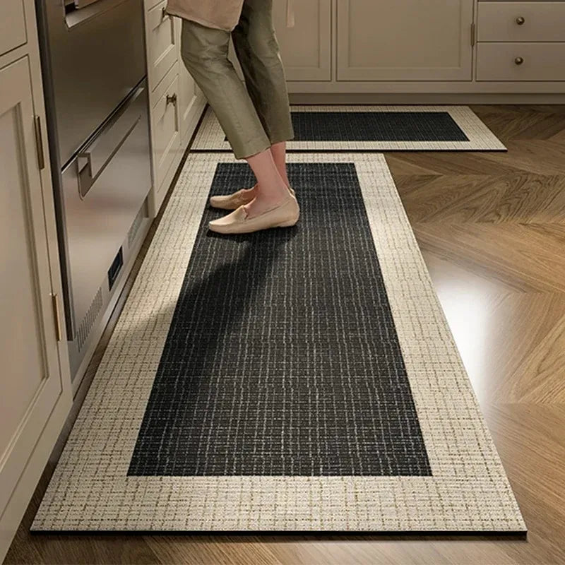 Navak Teppich Küchenbodenmatte Saugfähiger Rutschfester Teppich Diatomeenschlamm Lange Fußmatten Minimalistischer Stil Wohndekoration Teppich für Badezimmer 주방 카펫