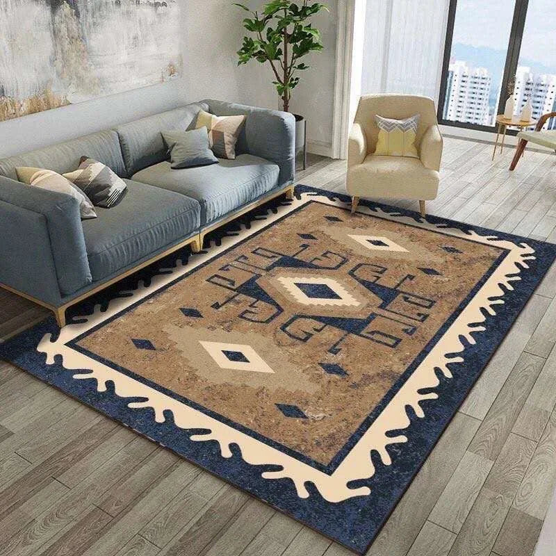 Navak Carpet Bohemian Persian Style Carpets for Living Room Morocco Bedroom Decor Carpet Large Area Rugs Lounge Rug Home Non-slip Floor Mat
