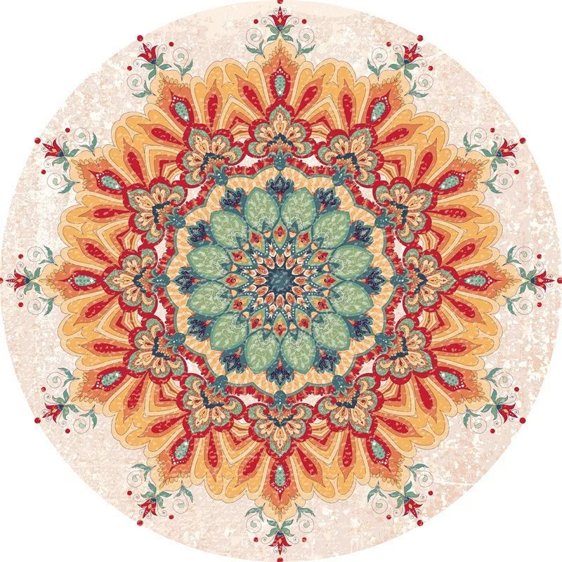 Navak Carpet Ethnic Retro Persian Bohemian Carpet Washroom Floor Mat Living Room Carpet Rug for Bed Room Living Room Decoration