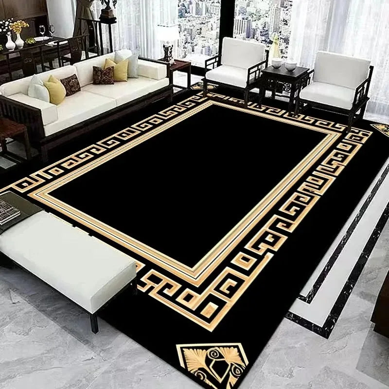 Navak Carpet Nordic Light Luxury Carpet Living Room Sofa Bedroom Rugs Modern Simple Style Big Size Non-slip Washable Floor Mats Home Decor