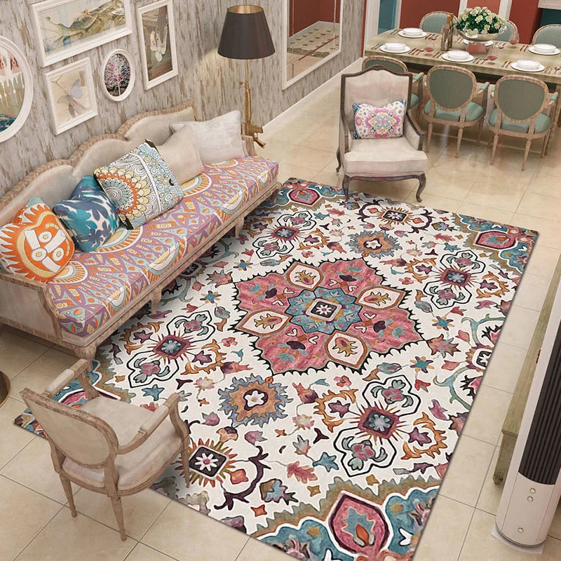 Navak Carpet Bohemian Persian Style Carpets for Living Room Morocco Bedroom Decor Carpet Large Area Rugs Lounge Rug Home Non-slip Floor Mat