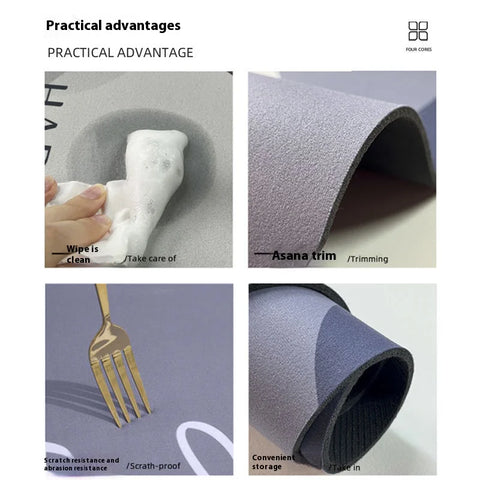 Navak Carpet Exclusive Picks Anti-Rutsch-Wasserabsorbierende Fußmatte für Eingangsflure, minimalistischer Teppich für Wohnzimmer, Badezimmer, Eingangsflur