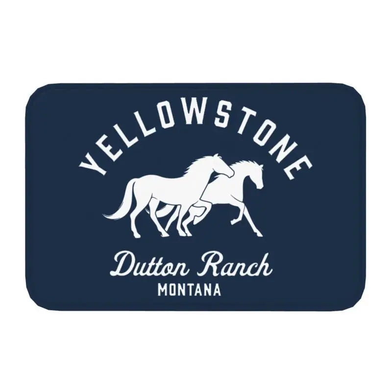 Navak Carpet Yellowstone Fußmatte für die Vordertür, rutschfest, für den Innenbereich, schnelltrocknend, Dutton Ranch, Fußmatte, für Küche, Balkon, Eingangsbereich, Teppich