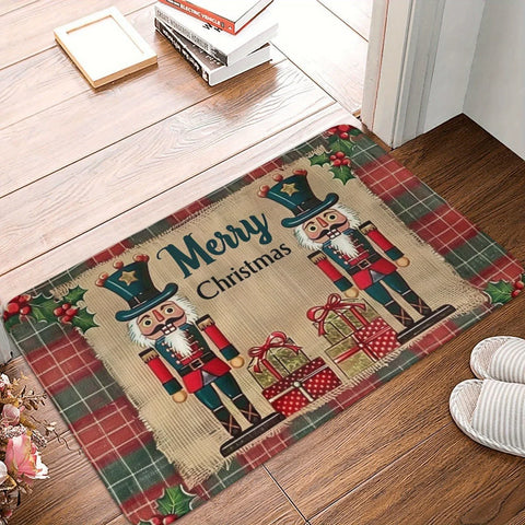 Navak Teppich, Weihnachts-Nussknacker, festliches Feiertags-Design, Willkommens-Fußmatten, Heimdekoration, Küche, Flur, Balkon, Teppiche, Weihnachtsdekoration
