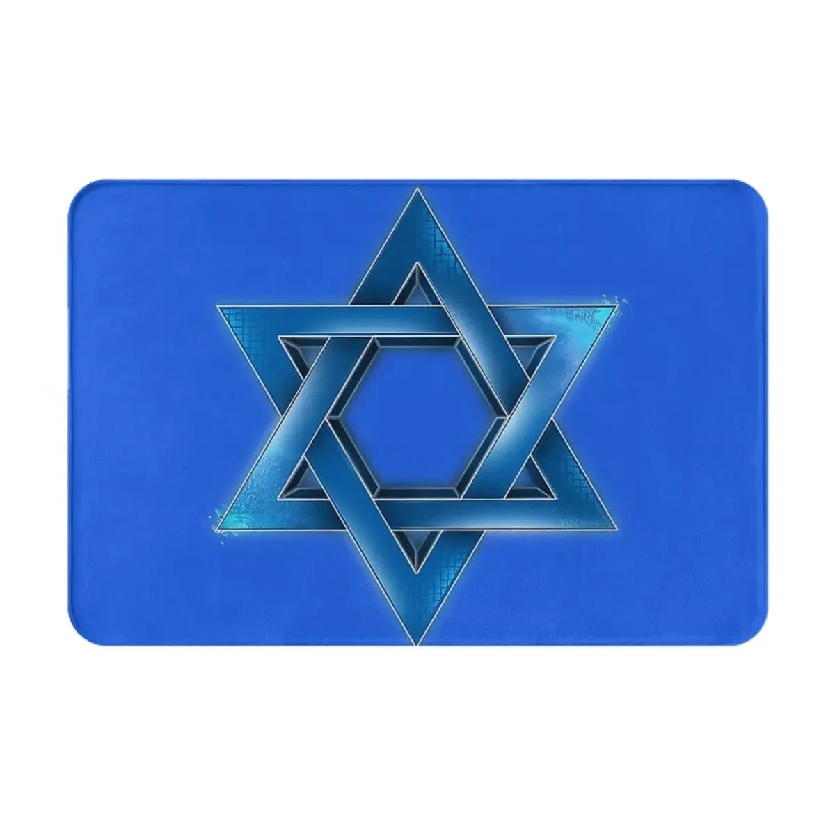 Navak Teppich Israel Flagge Anti-Rutsch-Fußmatte Bodenmatte Sandkratzteppich Teppich für Küche Eingang Zuhause Badezimmer Wohnzimmer Footpad Matten