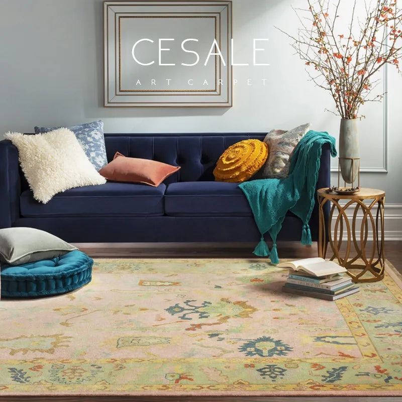 Navak Teppich Retro Wohnzimmer Teppich Französisch Luxus Schlafzimmer Plüsch Teppiche Mode Hause Große Bereich Sofa Kaffee Tisch Boden Matten Ковер Tapete 러그