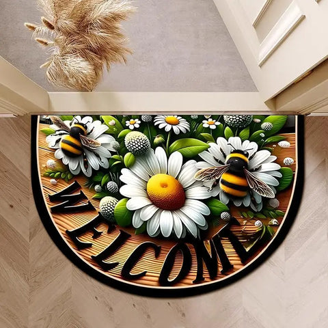 Navak Carpet Exclusive Picks 1PC Retro Pattern Welcome Door Mat Indoor And Outdoor Carpet Home Decoration Bedroom And Kitchen Anti-Slip Floor Mat