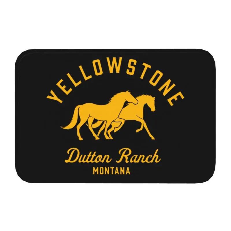 Navak Carpet Yellowstone Fußmatte für die Vordertür, rutschfest, für den Innenbereich, schnelltrocknend, Dutton Ranch, Fußmatte, für Küche, Balkon, Eingangsbereich, Teppich