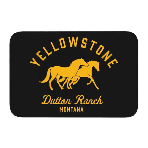 Navak Carpet Yellowstone Fußmatte für die Vordertür, rutschfest, für den Innenbereich, schnelltrocknend, Dutton Ranch, Fußmatte, für Küche, Balkon, Eingangsbereich, Teppich