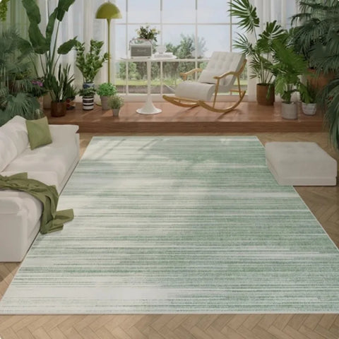 Navak Carpet Exclusive Picks Sommerliche, einfache geometrische Antifouling- und Antistatik-Fußmatten, pflegeleicht, für Wohnzimmer, Schlafzimmer, Flanellteppich, Heimdekoration