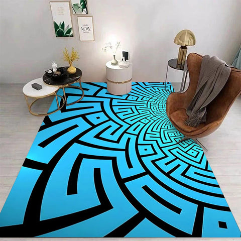 Navak Carpet Daily Picks Einfacher Teppich Cartoon Wohnzimmer Schlafzimmer Küche Sofa Tisch Balkon Teppich Rutschfeste waschbare Matte Exquisite Heimornamente
