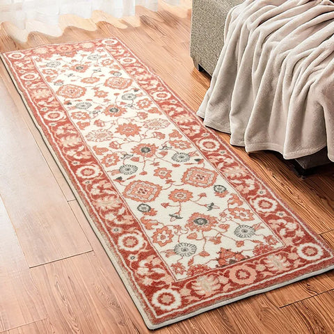 Navak Teppichläufer Teppich für Schlafzimmer Nachttisch-Fußmatten Langer Korridorteppich Flurteppiche Faltbare maschinenwaschbare Matte 카펫 Tapis De Chambre