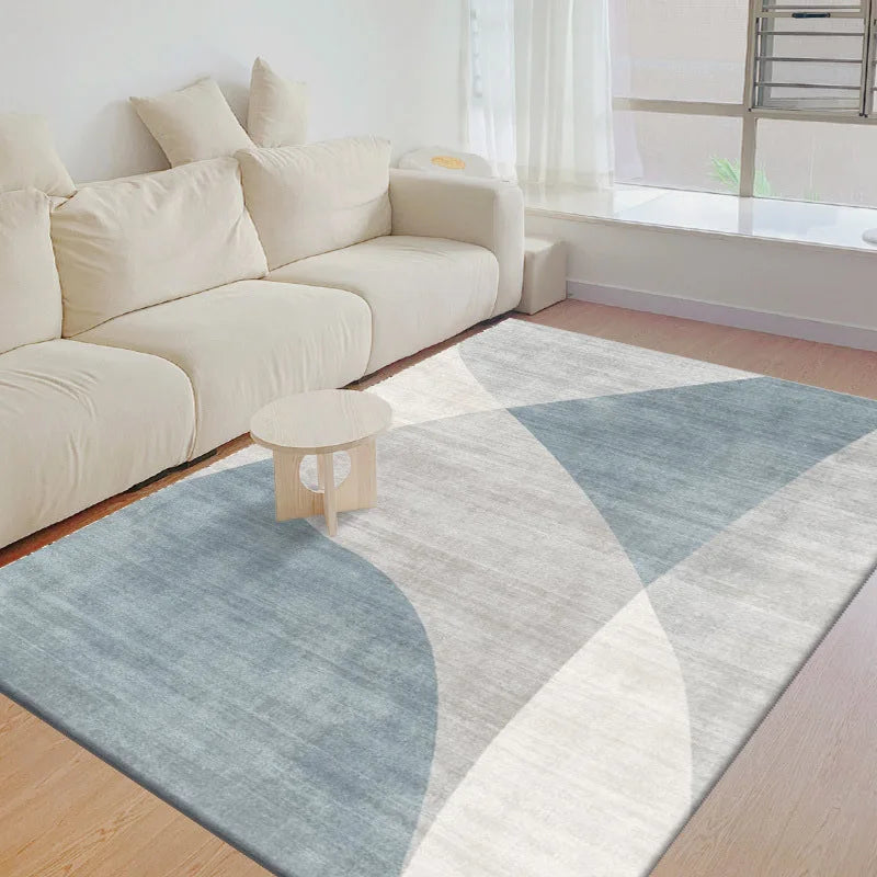 Navak Carpet Exclusive Picks Nordischer einfacher geometrischer Kristallsamt-Teppich, großer Teppich, Wohnzimmermatte, Familiensofa, Balkon, Korridor, rutschfeste dekorative Teppiche