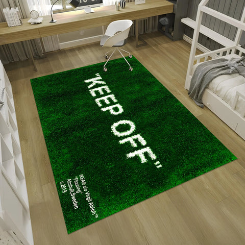 Navak Teppich Keep Off Teppich Grüner Teppich Grasmuster Teppich Moderner Teppich Läufer Teppich Home Decor Bereich Teppich Ästhetischer Teppich Teppiche für Wohnzimmer