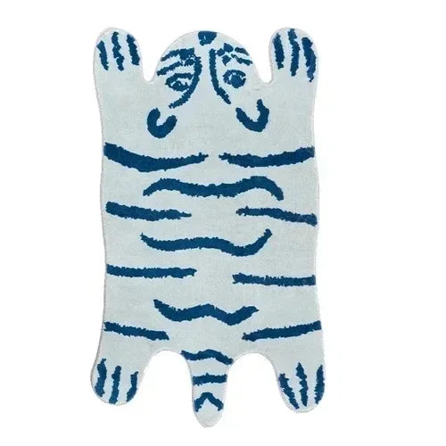 Navak Teppich Teppich für Wohnzimmer Tiger Leopard Print Plüsch Schlafzimmer Nacht Matten Hause Dekoration Cartoon Flauschigen Teppiche Ковер Tapis Tapete 러그