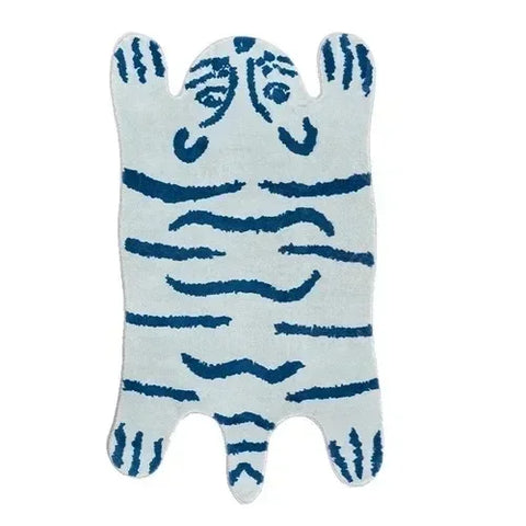 Navak Teppich Teppich für Wohnzimmer Tiger Leopard Print Plüsch Schlafzimmer Nacht Matten Hause Dekoration Cartoon Flauschigen Teppiche Ковер Tapis Tapete 러그