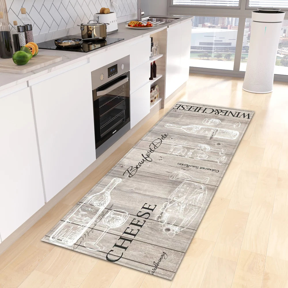 Navak Teppich Küche Bodenmatte Flur Eingang Fußmatte Home Wohnzimmer Kinder Schlafzimmer Dekoration Langer Teppich Badezimmertür Anti-Rutsch Fußteppich