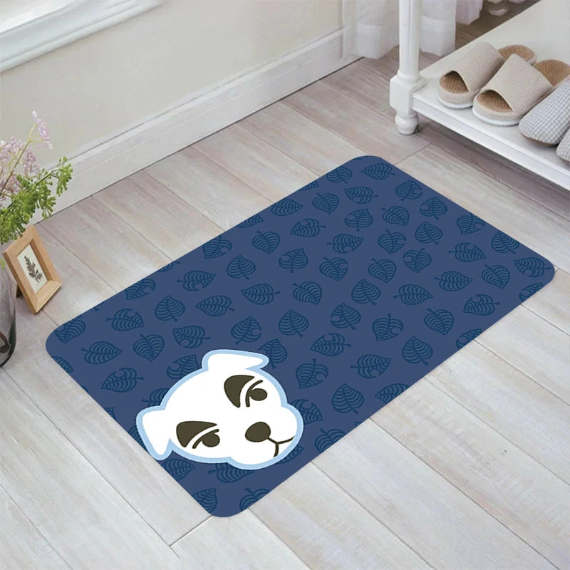 Navak Teppich Animal C-Crossing Game Bodenmatte Home Teppich Eingang des Hauses Zimmer Teppiche Teppiche Balkon Küche Teppich Fuß Fußmatte Türmatten Bad