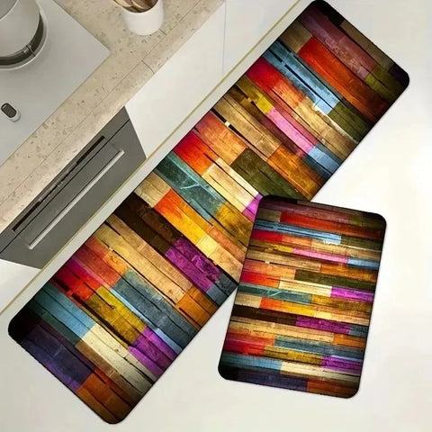 Navak Carpet 1PC Küchenteppich mit Charaktermuster, rutschfeste Fußmatten für Zuhause, Pop-Design, Badezimmerteppiche, Badematte, Teppich für Waschbecken, Wäschedekor