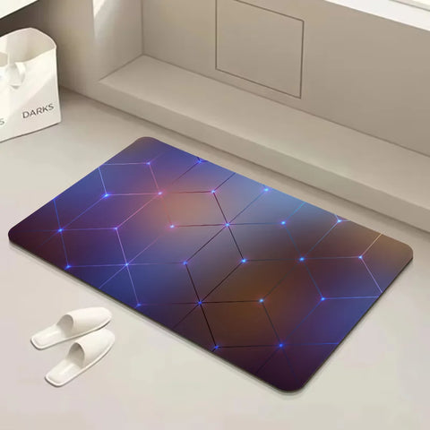 Navak Teppich Geometrie Lange Teppiche Nordischen Stil Home Fußmatte Badezimmer-WC-Matten Schlafzimmer Moderne Wohnkultur