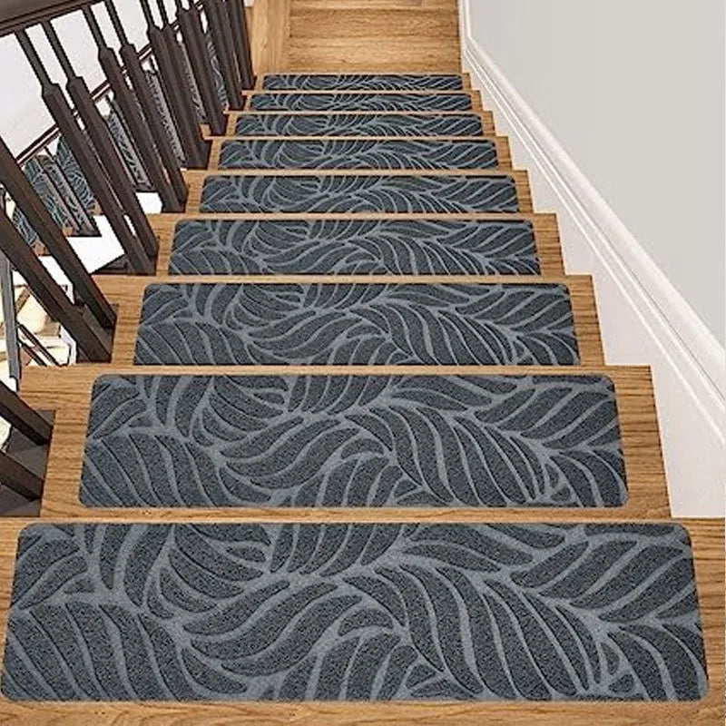 Navak Carpet Non-Slip Staircase Mat Stair Carpet Treads Stair Pads Rug Tread Safety for Kids Elders and Dogs Home Hospistal Indoor Use