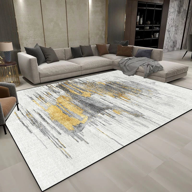 Navak Carpet Modern Decoration Abstract Carpets Living Room Light Luxury Carpet Home Sofa Grey Floor Mat Washable Bedroom Cloakroom Soft Rugs