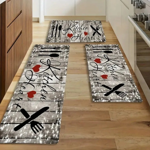 Navak Carpet 1PC Küchenteppich mit Charaktermuster, rutschfeste Fußmatten für Zuhause, Pop-Design, Badezimmerteppiche, Badematte, Teppich für Waschbecken, Wäschedekor