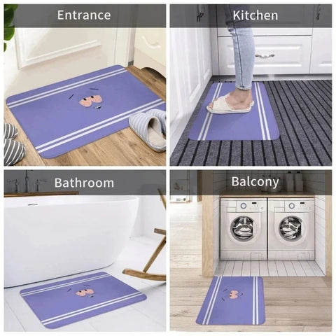 Navak Carpet Don't To Bring A Towelie Badezimmer rutschfeste Eingangs-Fußmatte Home Floor Decor Indoor Welcome Mat Korridor Balkon Langer Teppich