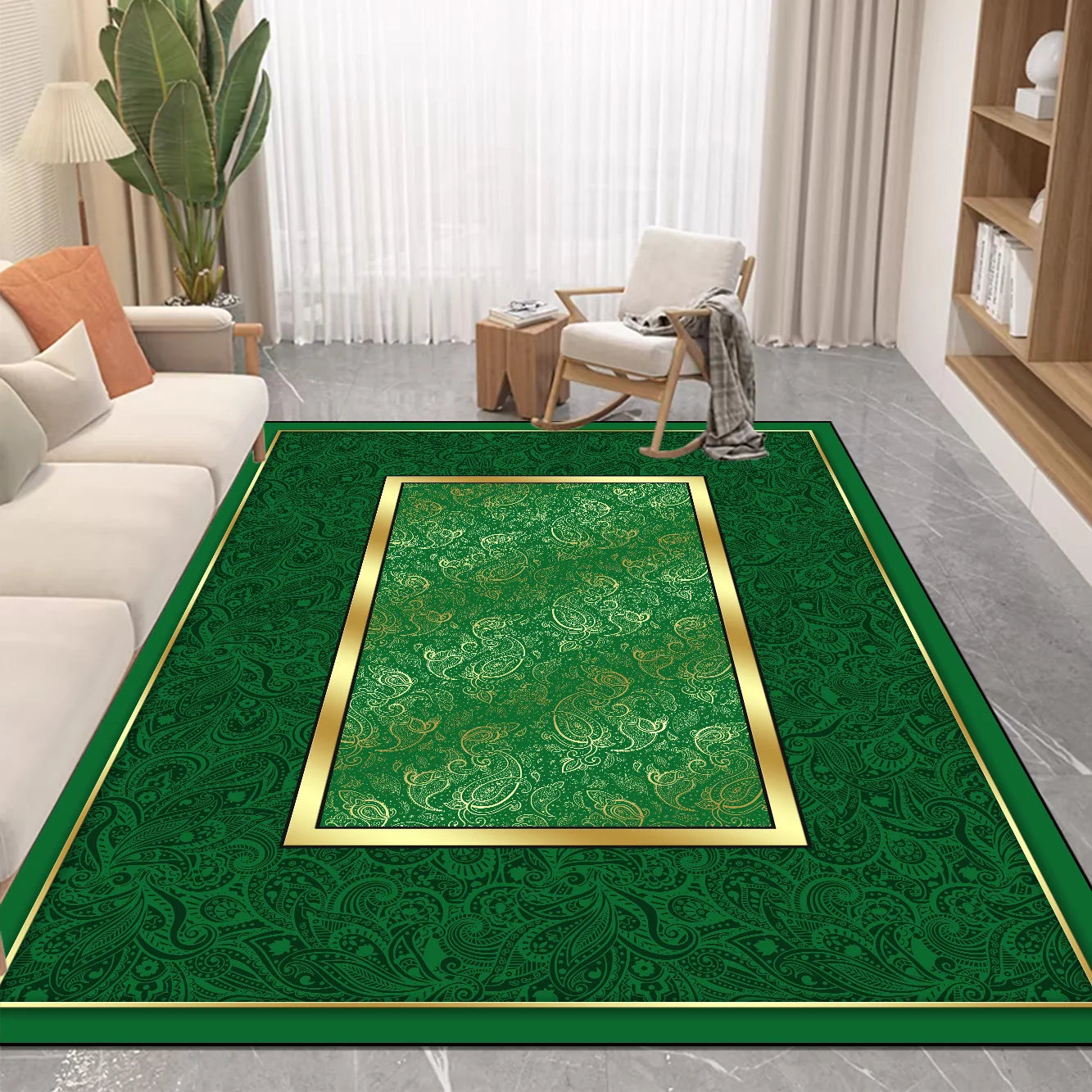 Navak-Teppich, nordischer Luxus-Teppich im Wohnzimmer, leicht zu reinigen, saugfähig, weiche Matte, rutschfeste Lounge-Dekor-Teppiche, große Zimmer-Fußmatten