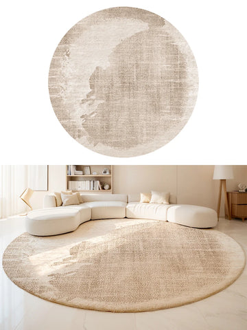 Navak Teppich, nordischer Stil, Schlafzimmerdekor, runder Teppich, minimalistische Teppiche für Wohnzimmer, dicke Plüsch-Arbeitszimmer-Bodenmatte, flauschiger weicher Garderobenteppich