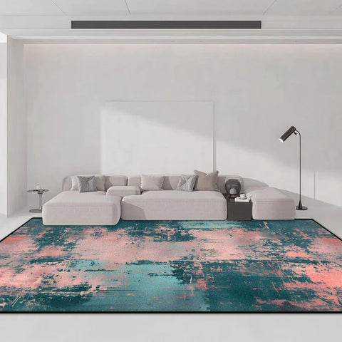 Navak Teppich, nordischer rutschfester Wohnzimmerteppich, Heimdekoration, abstrakter Teppich für Schlafzimmer, Dekoration, waschbare Teppiche, Garderobe, Balkon, Bodenmatte