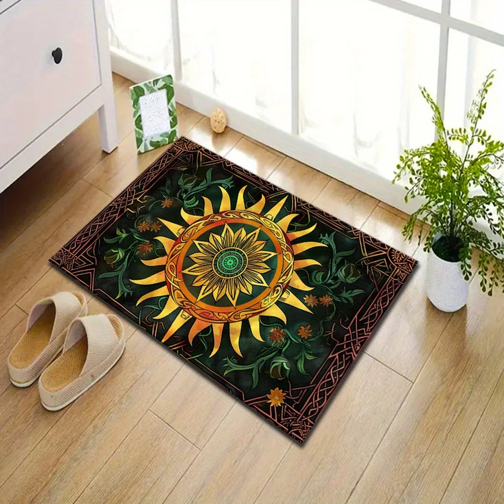 Navak Carpet Kreativer Teppich, strapazierfähige Fußmatte, Stuhlmatte, Sofamatte, bequemer bedruckter Teppich, geeignet für Hotel, Balkon, Flur, Wohnzimmer
