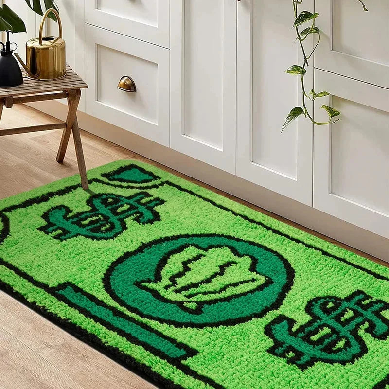 Navak Carpet Exclusive Picks Verbessertes Material Personalisierte US-Dollar Schlafzimmer Weicher rutschfester Teppich Wohnzimmer Küche Badezimmer Waschbare Teppichmatte