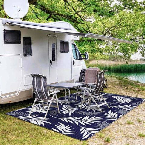 Navak Teppich, Outdoor-Teppich, wasserdicht, für Terrassen, wendbar, Camping-Teppich, große Teppiche, Matten für Balkon, Veranda, Strand, Picknick